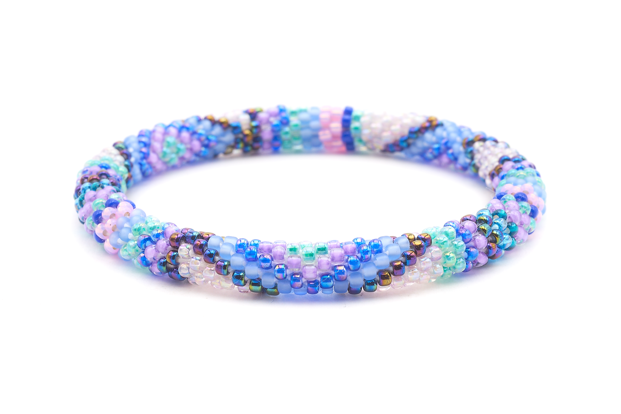 Sashka Co. Glass Bead Bracelet Blue / Purple / Iridescent / Aqua Coming Soon!