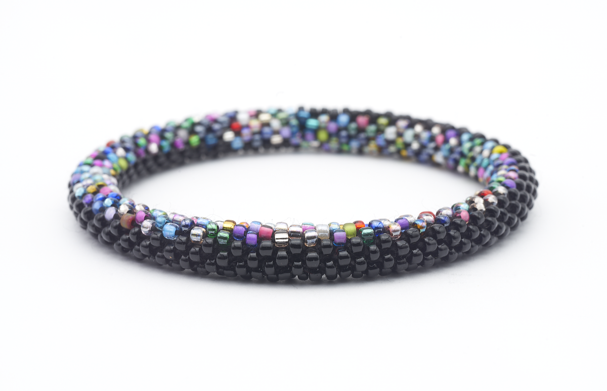Sashka Co. Extended 8" Bracelet Black / Mixed Disco Lights Bracelet - Extended 8"