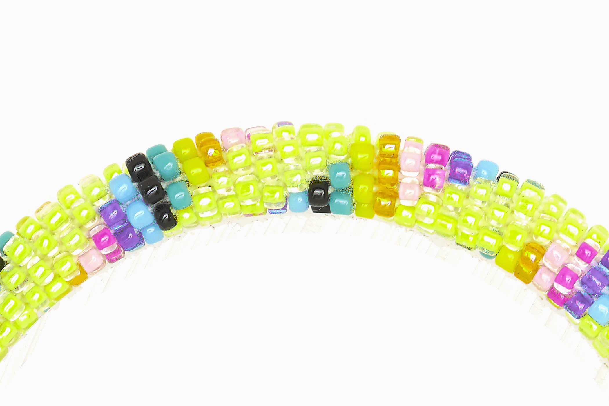 Sashka Co. Extended 8" Bracelet Green / Mixed Easter Swirl Bracelet - Extended 8"